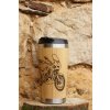 Bambusový termohrnek 450ml Moto enduro Africa Twin
