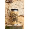 Bambusový termohrnek 450ml Custom motorcycless lady