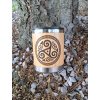 Bambusový termohrnek 300ml Keltská spirála Triskel, Triskelion
