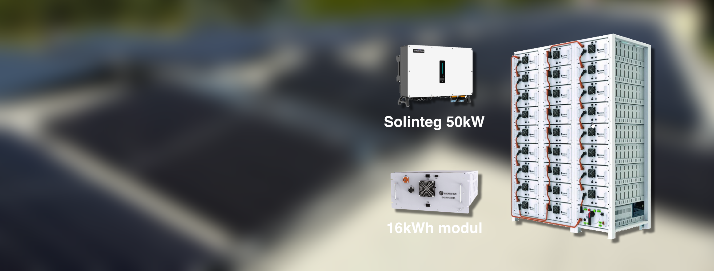 Bateriové úložiště 96kWh