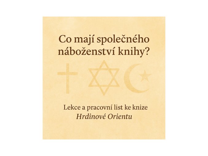 Pracovní listy Náboženství knihy