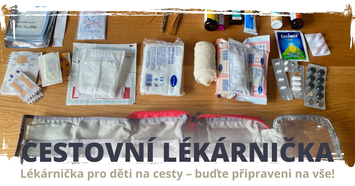 Lékárnička (nejen) na cesty s dětmi