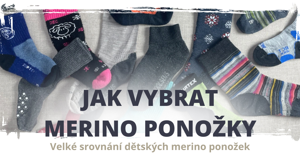 Jak vybrat merino ponožky pro děti – velké srovnání značek