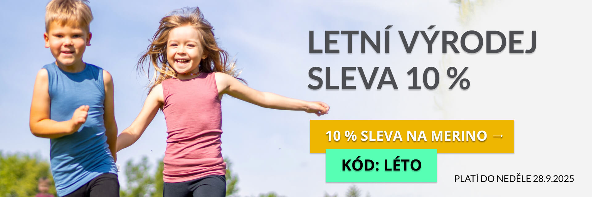 Výprodej LÉTO - sleva 10%