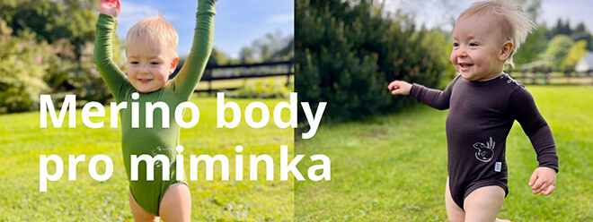 Merino body pro miminka