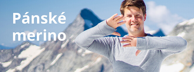 Pánské merino oblečení