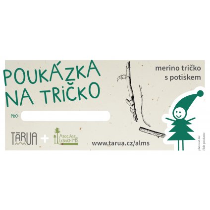 ALMS TARUA poukaz TISK trickoMer