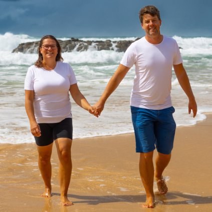 Unisex bambusové tričko – bílá