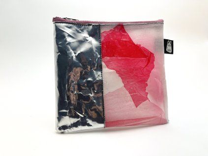 Taštička na zip růžová