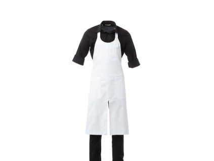 Multifunkční zástěra s laclem Payper GOURMET - BÍLÁ 1/1