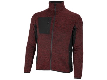 Mikina na zip Bennon ALTOS Sweatshirt red 1/6
