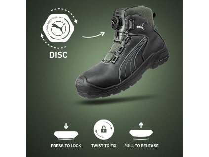 Kotníková obuv Puma Safety Cascades Disc MID S3 CI HI HRO SRC 1/7