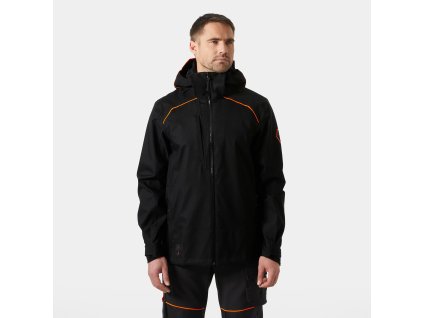 Nepromokavá bunda s kapucí Helly Hansen CHELSEA EVOLUTION 2.0 SHELL - ČERNÁ 1/11
