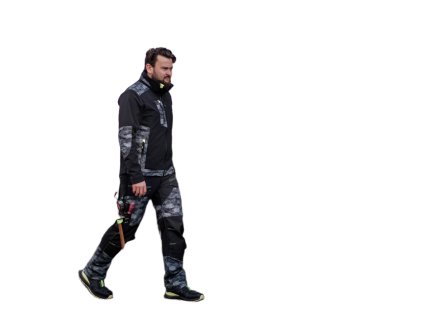 Strečové kalhoty Bennon PREDATOR ČERNÁ/ŠEDÁ 1/13