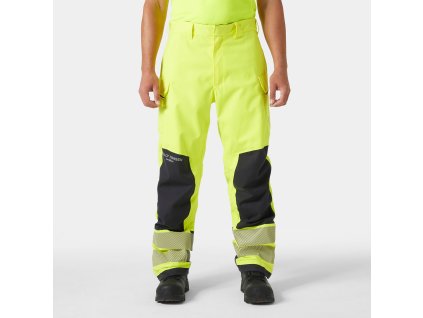 Reflexní kalhoty Helly Hansen FYRE SHELL - ŽLUTÁ/EBEN 1/8