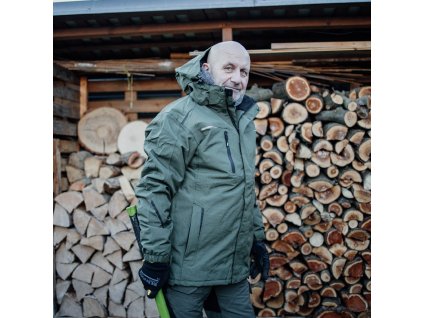 Zimní bunda s kapucí Bennon THOROS green 1/13