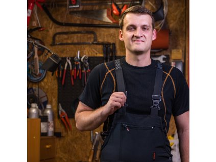 Funkční spodní termo triko s krátkým rukávem Bennon ARTEMIOS black 1/5