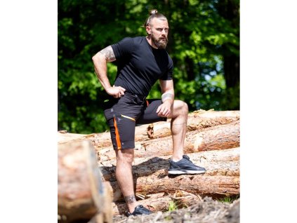 Softshellové kraťasy ARDON CREATRON - ČERNÁ NEON 1/6