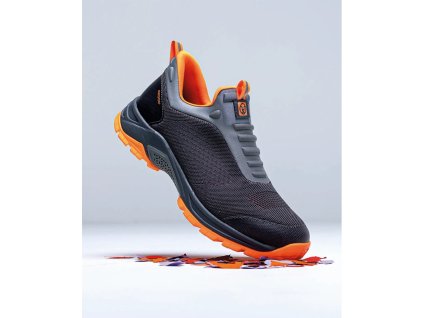 Polobotky ARDON NEON O1 ESD - ČERNÁ/ORANŽOVÁ 1/6