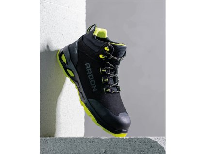 Kotníková obuv ARDON BRIMIC HIGH S3S ESD - ČERNÁ/ŽLUTÁ /6