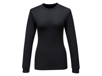 Dámské tílko Portwest Baselayer L/S - ČERNÁ 1/2