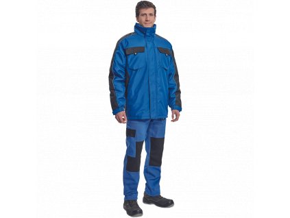 Zimní parka s kapucí Červa MAX NEO - MODRÁ 1/3