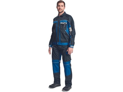 Bunda Australian Line STANMORE - TMAVĚ MODRÁ/MODRÁ 1/2