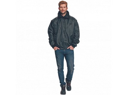 Zimní pilotka s kapucí Červa PILOT - ČERNÁ 1/3