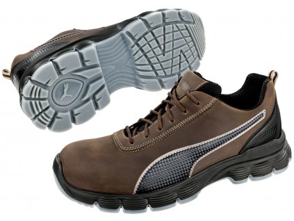 Polobotky PUMA SAFETY CONDOR BROWN LOW S3 ESD SRC 1/6