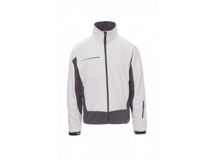 Softshellová bunda s kapucí Payper STORM - BÍLÁ/ŠEDÁ 1/1