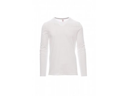 Tričko s dlouhým rukávem a kulatým výstřihem Payper PINETA - BÍLÁ 1/1