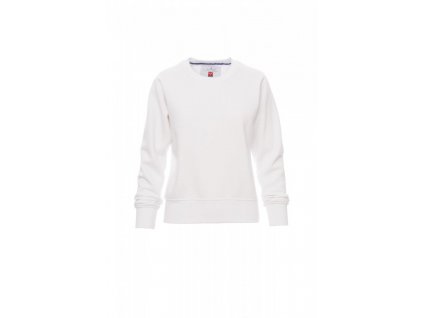 Dámská mikina s kulatým výstřihem Payper MISTRAL+LADY - BÍLÁ 1/1