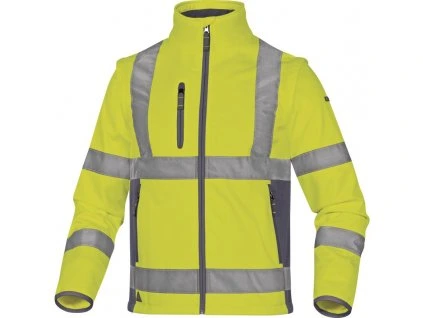 Reflexní softshellová bunda 2v1 Delta Plus MOONLIGHT2 - ŽLUTÁ 1/3