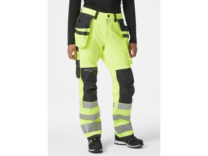 Dámské reflexní kalhoty Helly Hansen LUNA HI-VIS CONSTRUCTION CL 2 - ŽLUTÁ 1/9