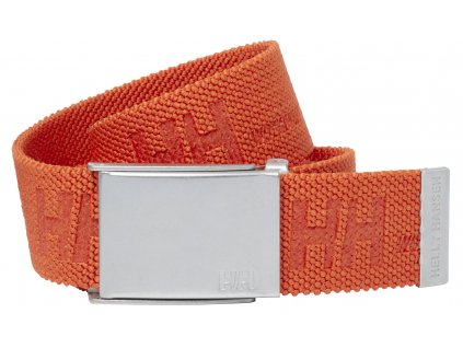 Strečový opasek Helly Hansen LOGO WEBBING - ORANŽOVÁ 1/1