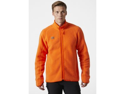 Fleecová bunda Helly Hansen HERITAGE PILE - TMAVĚ ORANŽOVÁ 1/6