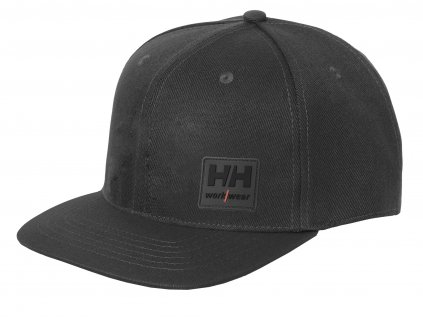 Kšiltovka Helly Hansen KENSINGTON FLAT BRIM - TMAVĚ ŠEDÁ 1/2