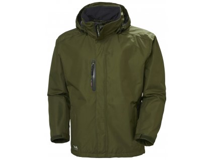 Nepromokavá bunda s kapucí Helly Hansen MANCHESTER SHELL - OLIVE NIGHT 1/2