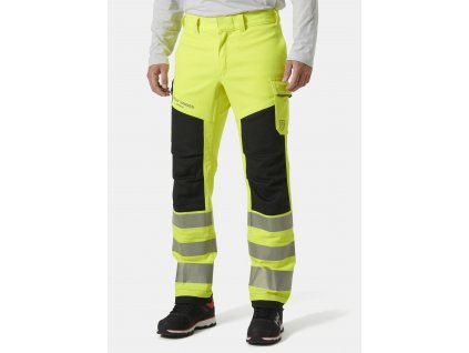 Reflexní kalhoty Helly Hansen FYRE WORK CLASS 2 - HI-VIS ŽLUTÁ/ŠEDÁ EBONY 1/7