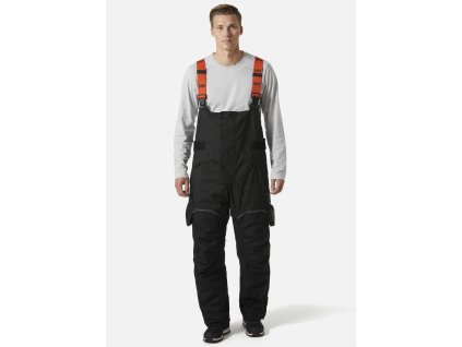 Zimní kalhoty s laclem Helly Hansen BIFROST WINTER BIB - ČERNÁ 1/7