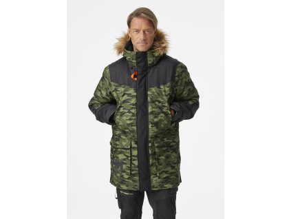 Zimní parka s kapucí Helly Hansen BIFROST - CAMOUFLAGE 1/7