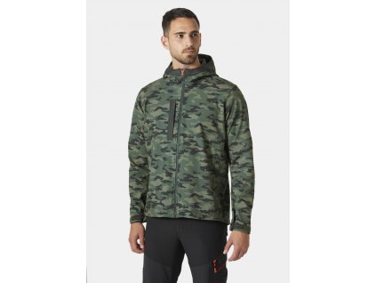 Softshellová bunda s kapucí Helly Hansen KENSINGTON - CAMOUFLAGE 1/8