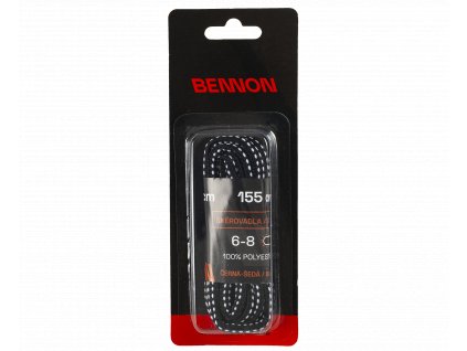 Tkaničky Bennon Laces Black-Grey Box 155 cm 1/1