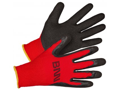 0278100030 MANOS Gloves blackred logo BNN masterimage