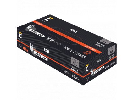 Jednorázové rukavice Červa RAIL (nepudrované) - box