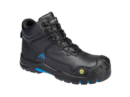 Kotníková obuv Portwest Apex Mid Boot S3S ESD HRO SR SC FO - ČERNÁ/MODRÁ 1/1