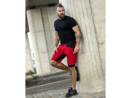 Kraťasy ARDON 4Xstretch - ČERVENÁ 1/6