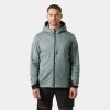 Mikina na zip s kapucí Helly Hansen TECH HOODED MIDLAYER - ŠEDÁ MELANGE 1/8