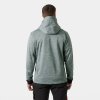 Mikina na zip s kapucí Helly Hansen TECH HOODED MIDLAYER - ŠEDÁ MELANGE 2/8