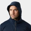 Mikina na zip s kapucí Helly Hansen TECH HOODED MIDLAYER - NAVY 3/8